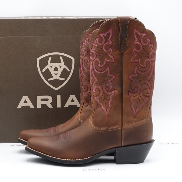 Ariat Women - Round Up Wide Square (Powder Brown) 10018528